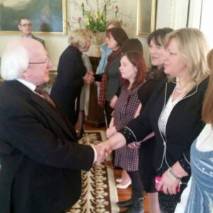 Meeting the President